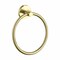Kibi Circular Bathroom Towel Ring - Brush Gold KBA1406BG - alternate 1